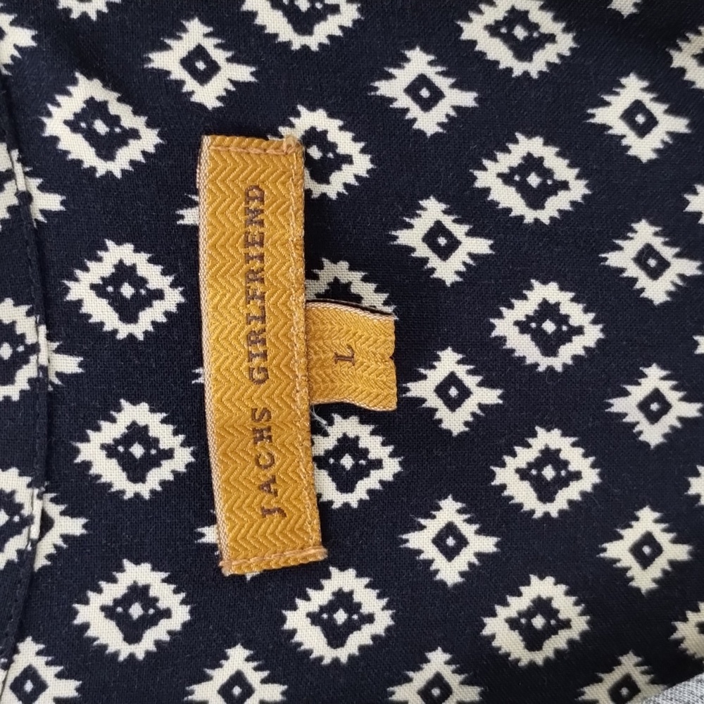 Jachs Girlfriend Size Large Button Down Short Sle… - image 3